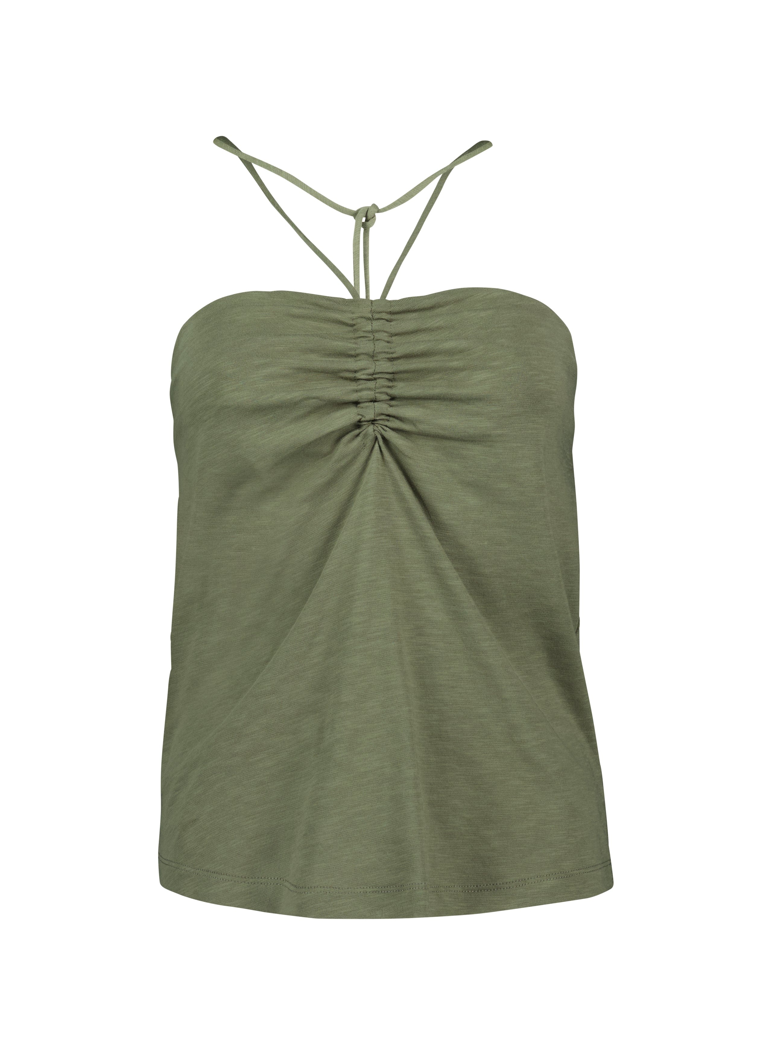 Edna Organic Cotton Women's Casual Top - Light Khaki | Soft Breathable Shirt for Everyday Wear, Summer Outfits & Boho Style