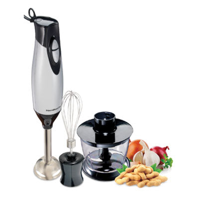 Hamilton Beach 59765C 2-Speed Immersion Hand Blender - Powerful 250W Motor for Smoothies, Soups & Sauces - Perfect for Kitchen, Restaurant & Home Cooking