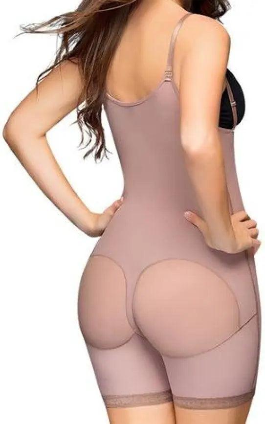 Side Zipper Thin Strap Faja Shapewear #09048 - Slimming Body Shaper for Women, Perfect for Tummy Control & Waist Training
