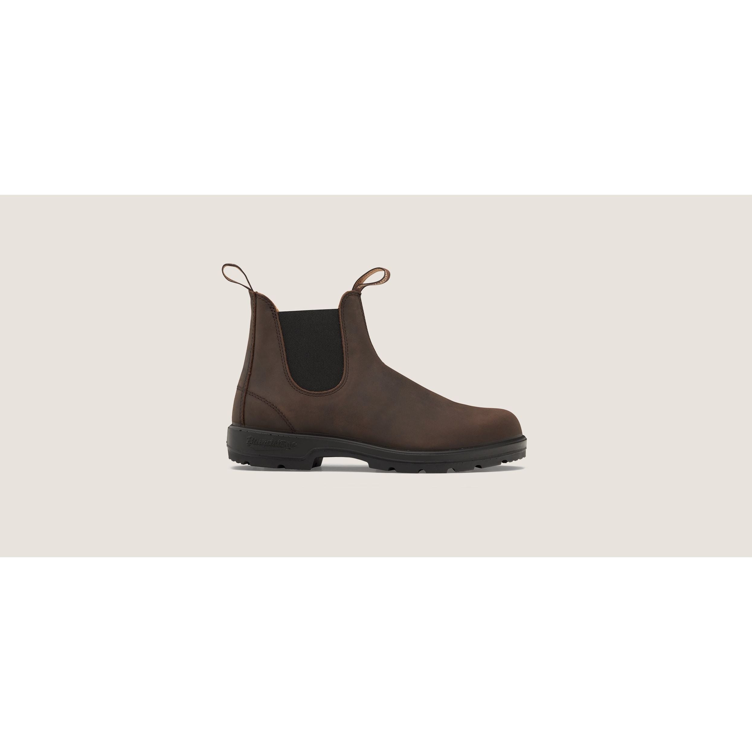 Blundstone Classic 2340 Chelsea Boots for Men & Women - Comfortable Brown Leather Ankle Boots for Outdoor, Work & Casual Wear