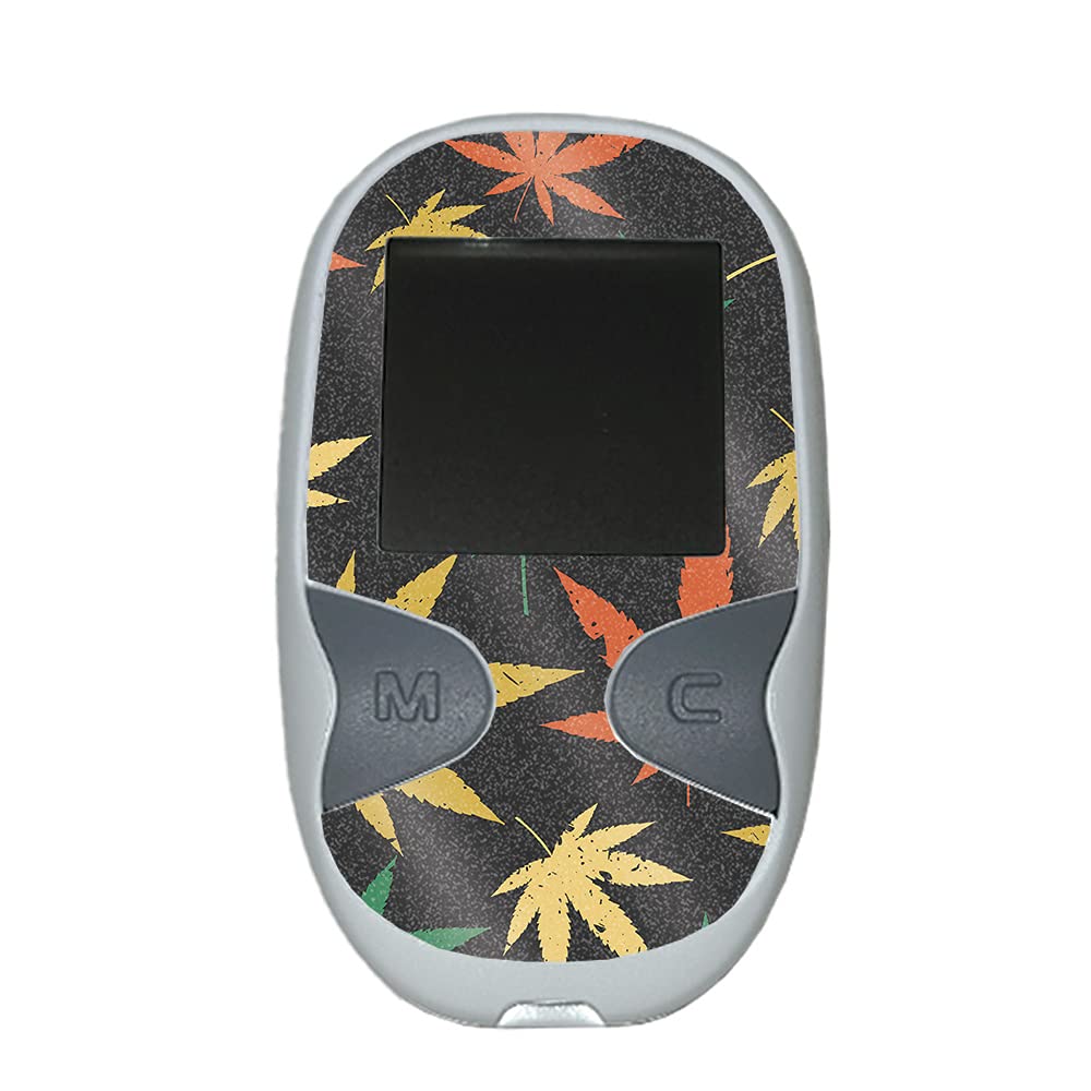 MightySkins Glossy Glitter Skin Cover for Care Touch Glucose Meter - Rastafari Kush Design | Protective & Durable High-Gloss Finish | Easy to Apply | Made in USA | Perfect for Diabetes Management & Stylish Protection