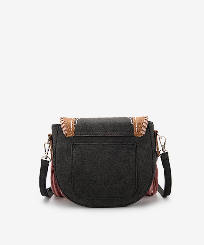 Montana West Fringe Concho Crossbody Purse for Women - Stylish Leather Shoulder Bag with Western Design | Perfect for Casual Outings, Concerts & Country Events