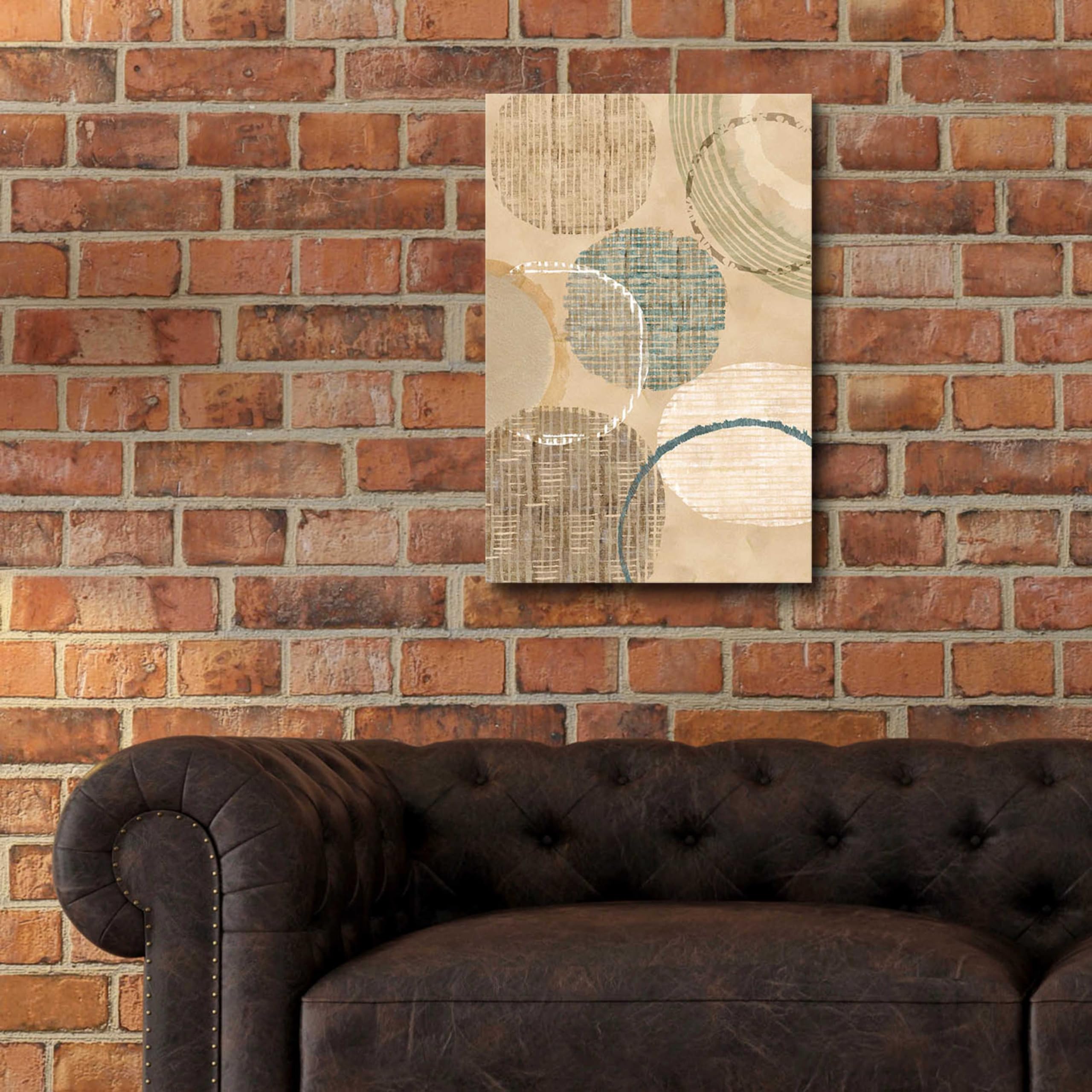 Flora Kouta 'Woven Baskets I' Acrylic Glass Wall Art - 16x24 Inches Modern Home Decor for Living Room, Bedroom & Office
