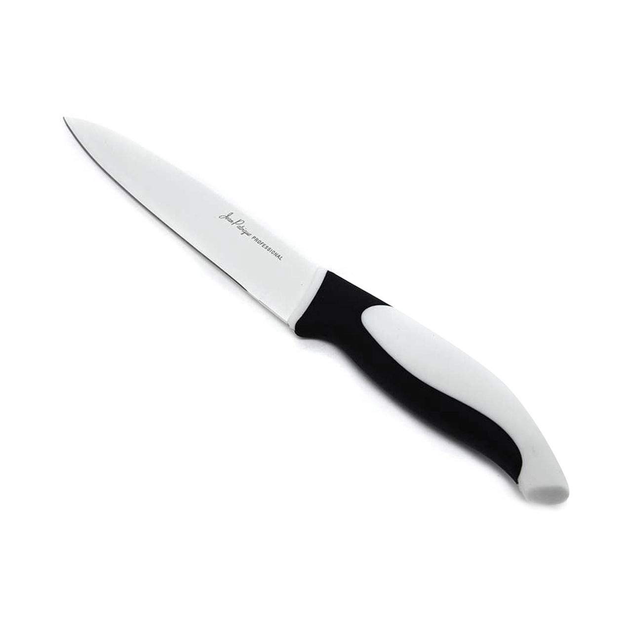 Jean-Patrique 3-Piece Stainless Steel Non-Stick Chef Knife Set - Black & White Kitchen Knives for Professional Cooking, Slicing & Food Prep | Essential Culinary Tools for Home Chefs & Professional Kitchens