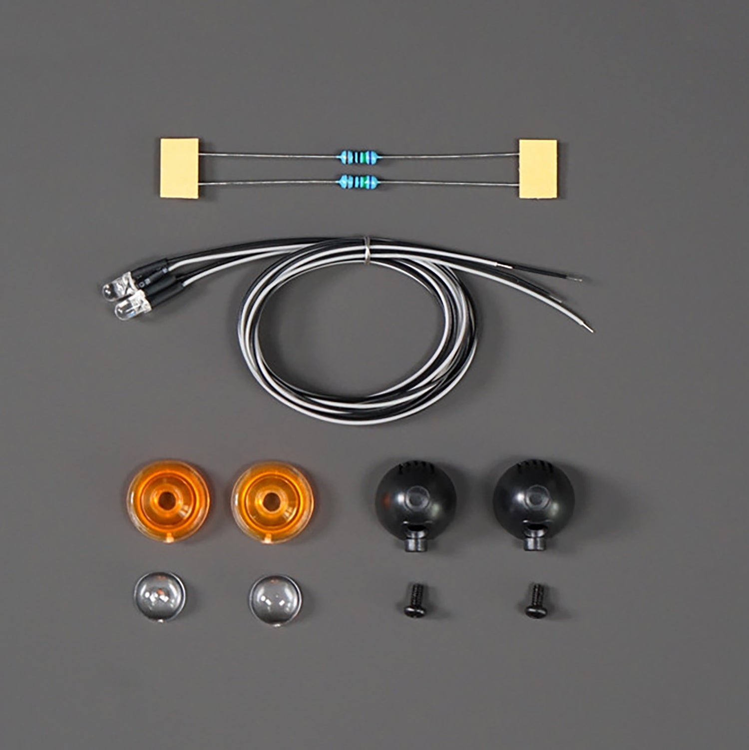 2.2V 3V LED Spotlight for 1/10 1/14 Scale RC Crawler, Off-Road Vehicles, Tractor Trucks & Excavators - DIY Lighting Kit for Night Crawling, Construction Site Play & RC Model Customization