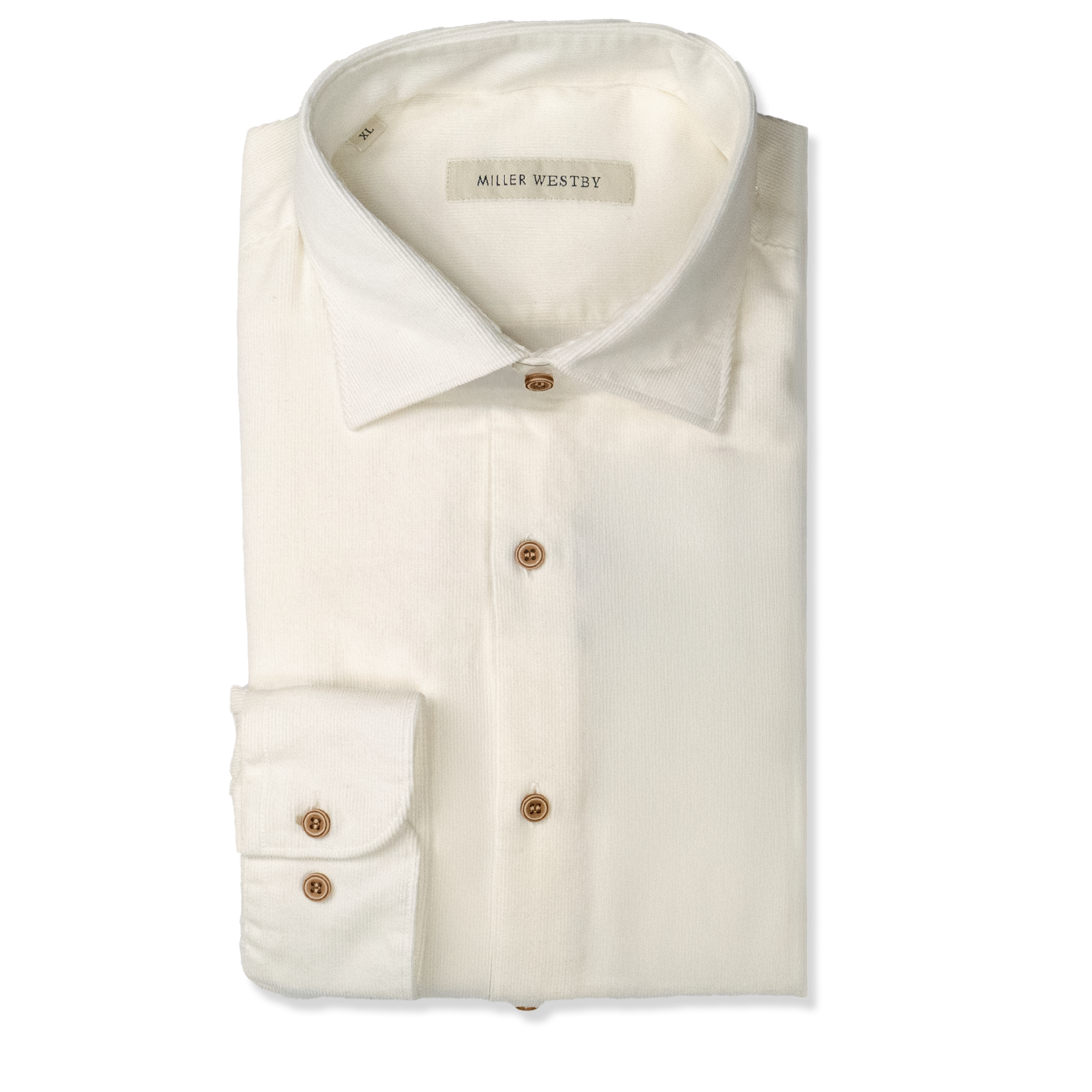 Millwe Westby White Solid Shirt for Men - Classic Casual Button Down Shirt for Office, Business & Everyday Wear