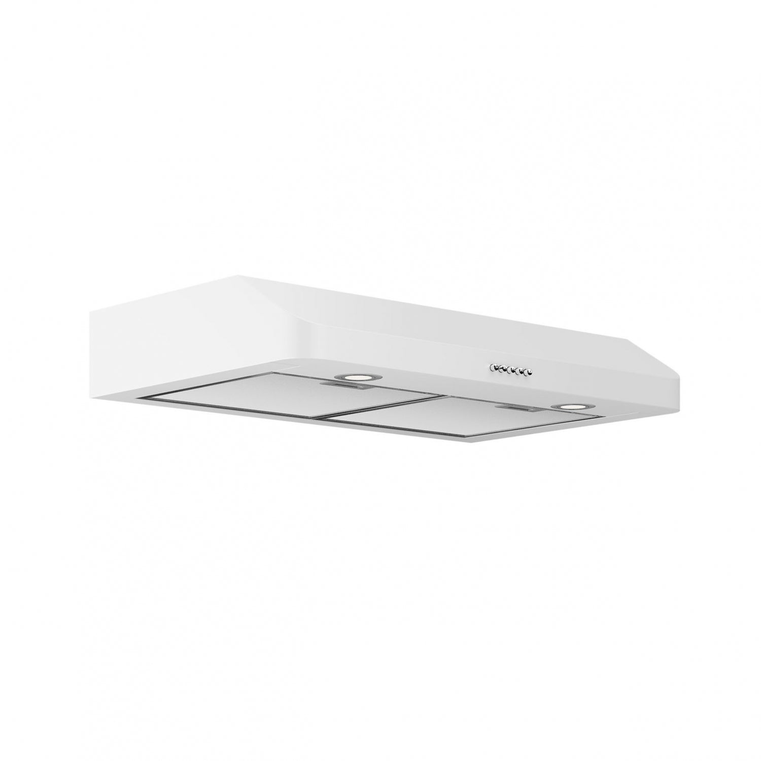 Slim DW1R Under Cabinet Range Hood - 30 Inch Stainless Steel Kitchen Exhaust Fan with LED Lights - Perfect for Small Kitchens, Apartments & RVs