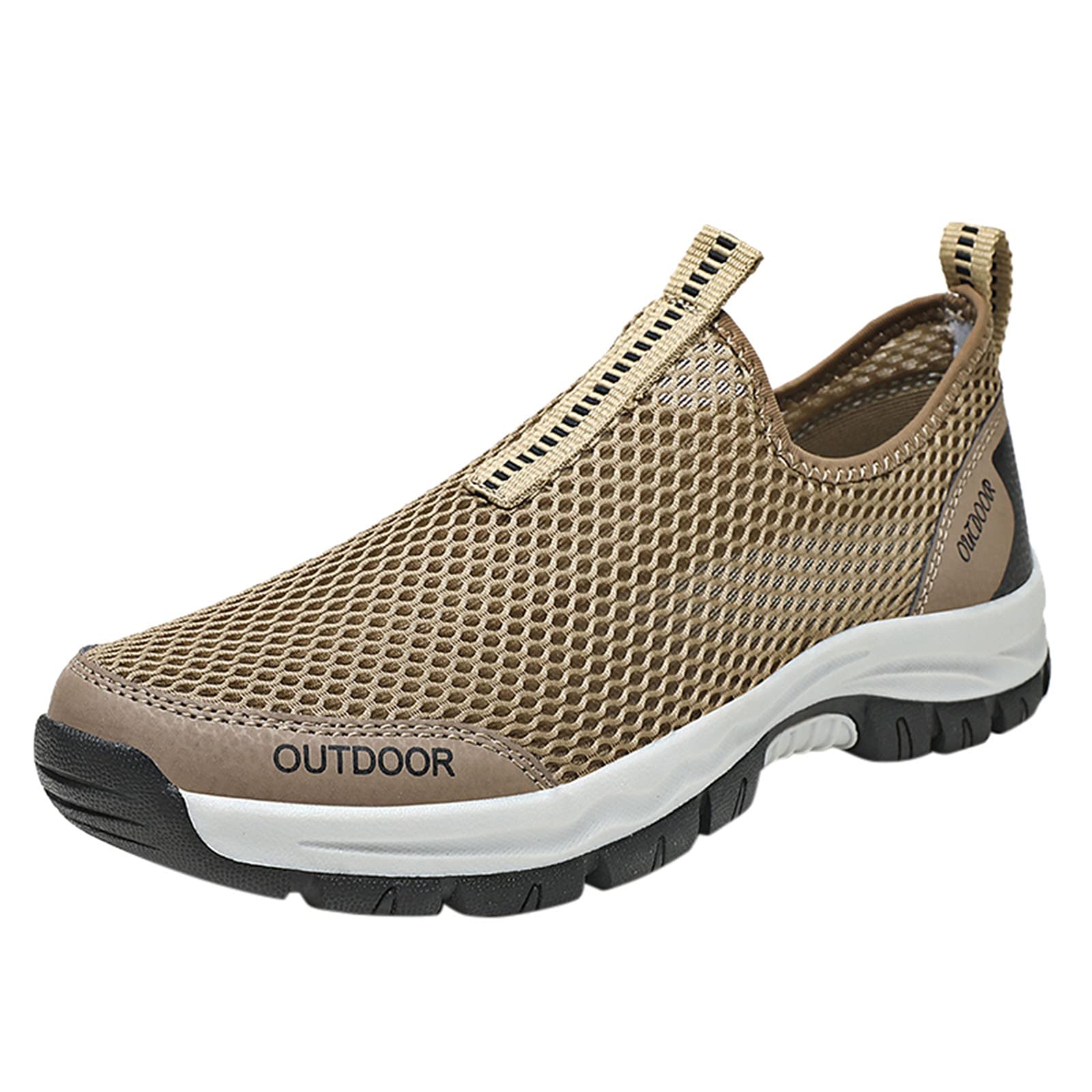 MLAGJSS Men's Brown Dress Sneakers with Laces - Casual Motorcycle Shoes for Men | Perfect for Work, Travel & Outdoor Activities
