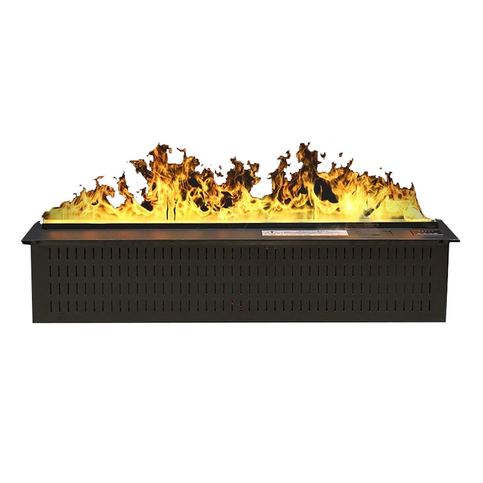 3D Simulation Flame Electric Fireplace with Adjustable Flame & Remote Control - Recessed Steam Humidifier for Cozy Home Heating & Relaxing Ambience - Perfect for Living Rooms, Bedrooms & Offices