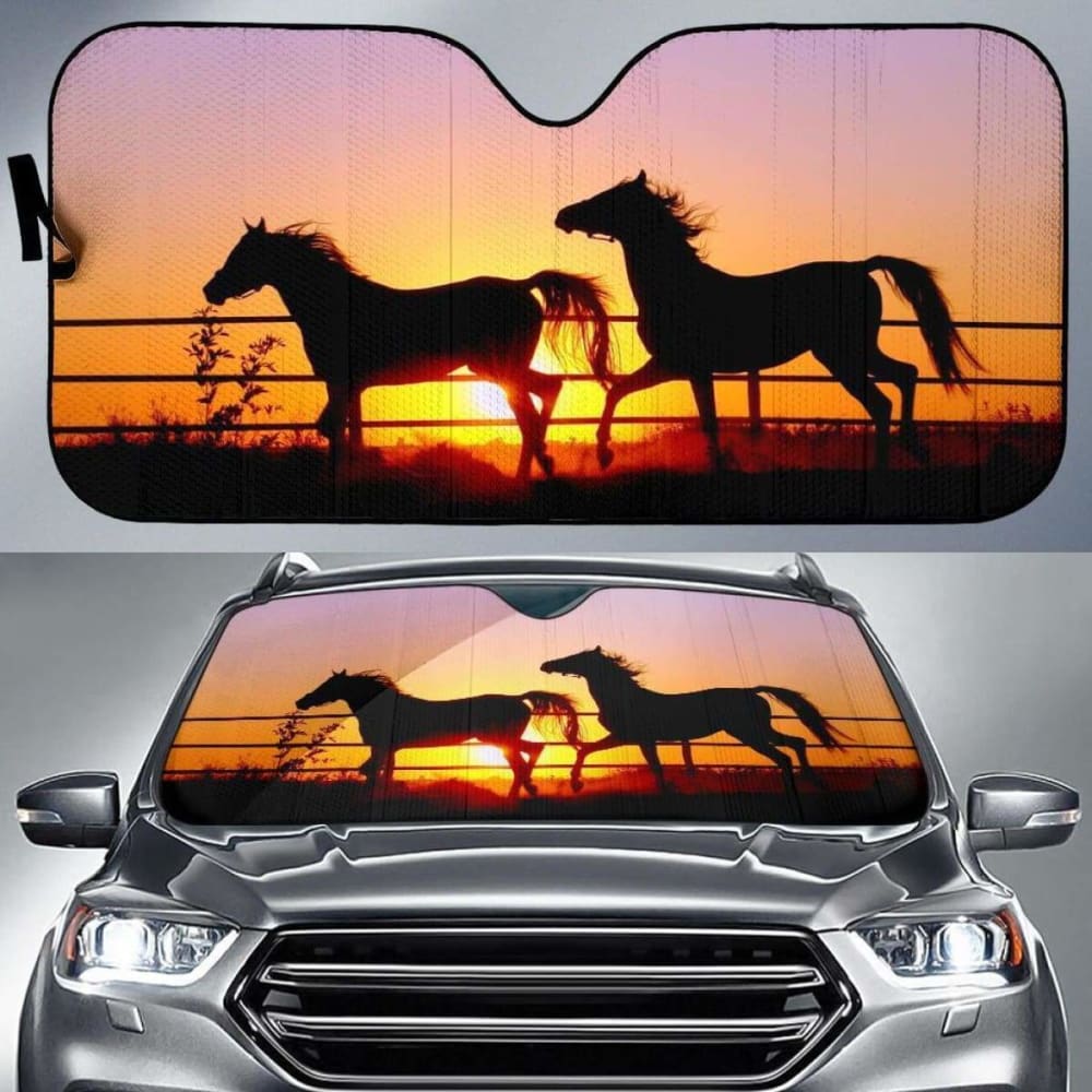 Premium Car Sun Shades for Horses - Universal Fit 12
