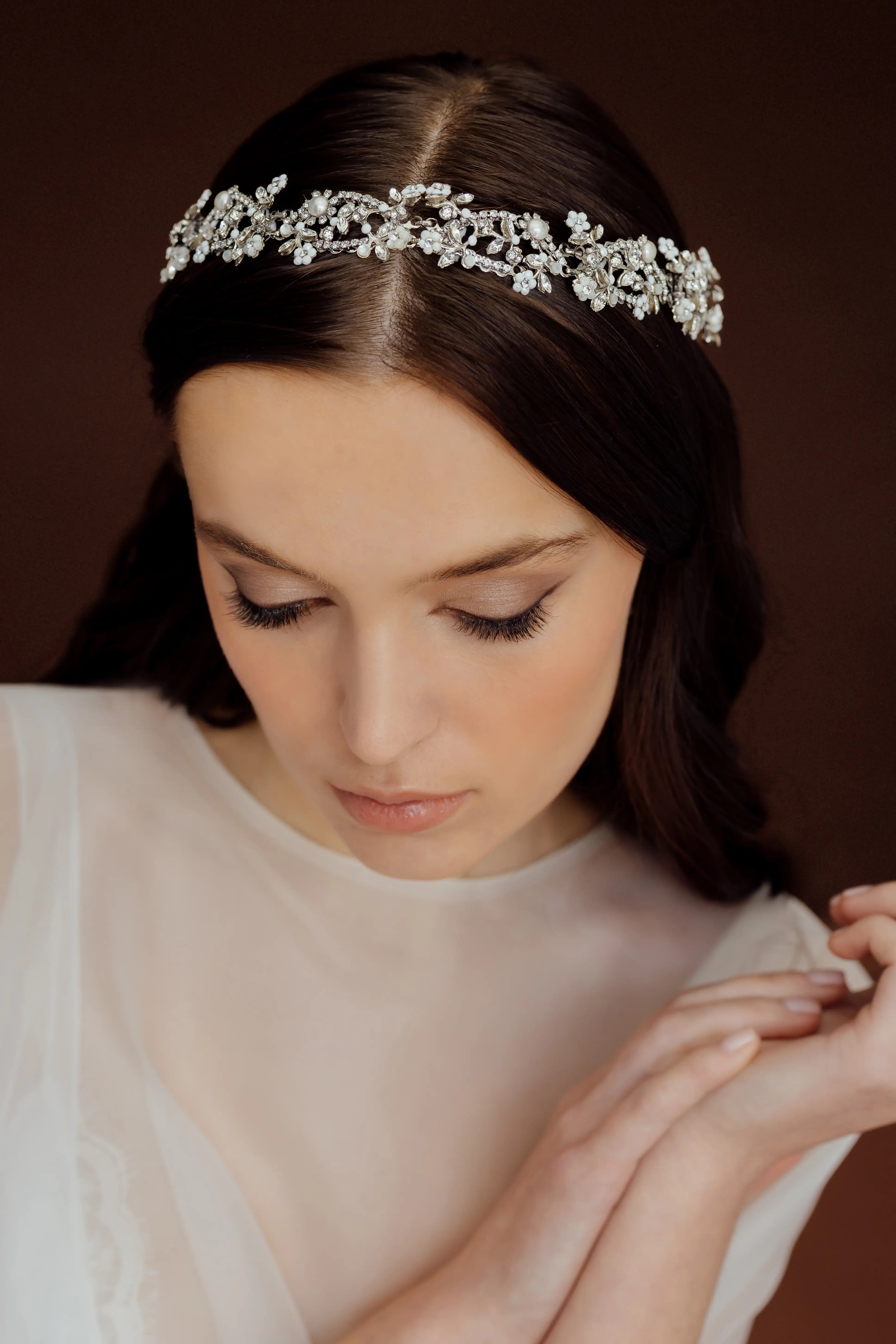 Whispers of Neruda Halo - Elegant Handcrafted Jewelry for Women | Perfect for Weddings, Parties & Special Occasions