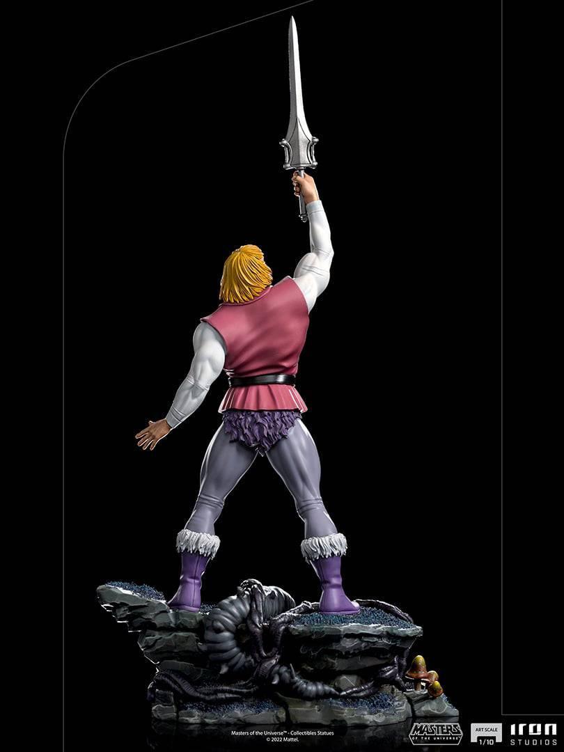 Iron Studios Masters of the Universe Prince Adam BDS Art Scale 1/10 Statue - Collectible Figure for Display & Home Decor