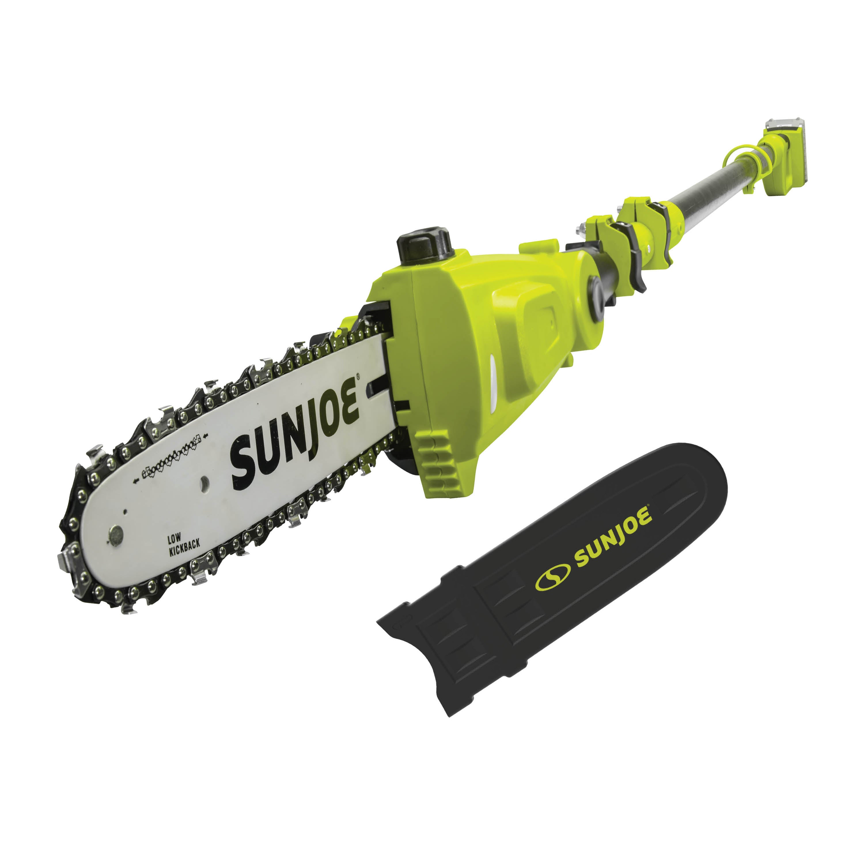 Sun Joe 24V PS10-CT 24 Volt IONMAX Cordless Telescoping Pole Chainsaw - 10 Inch Bar | Battery-Powered Tree Trimmer | Perfect for Pruning Branches, Yard Maintenance & Landscaping
