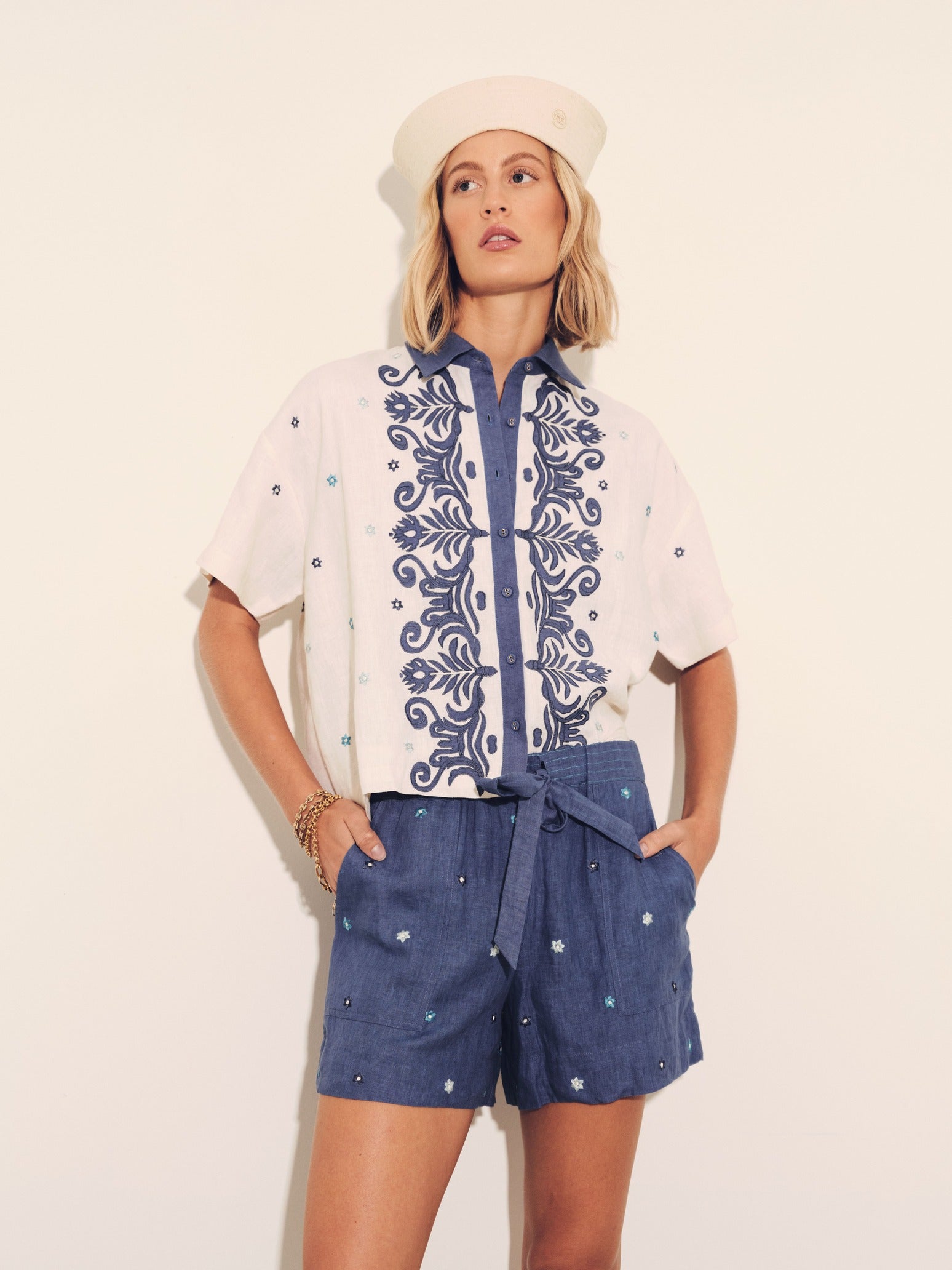 Pina Shirt for Women - Stylish Floral Print Summer Blouse | Perfect for Beach Vacations, Date Nights & Casual Outings