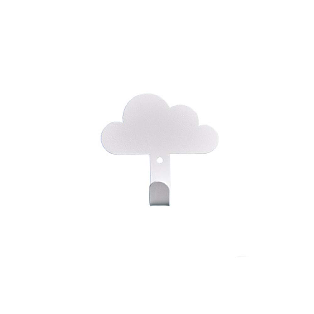 Nordic Cloud Coat Hooks for Kids Room - Silver Wall Decor