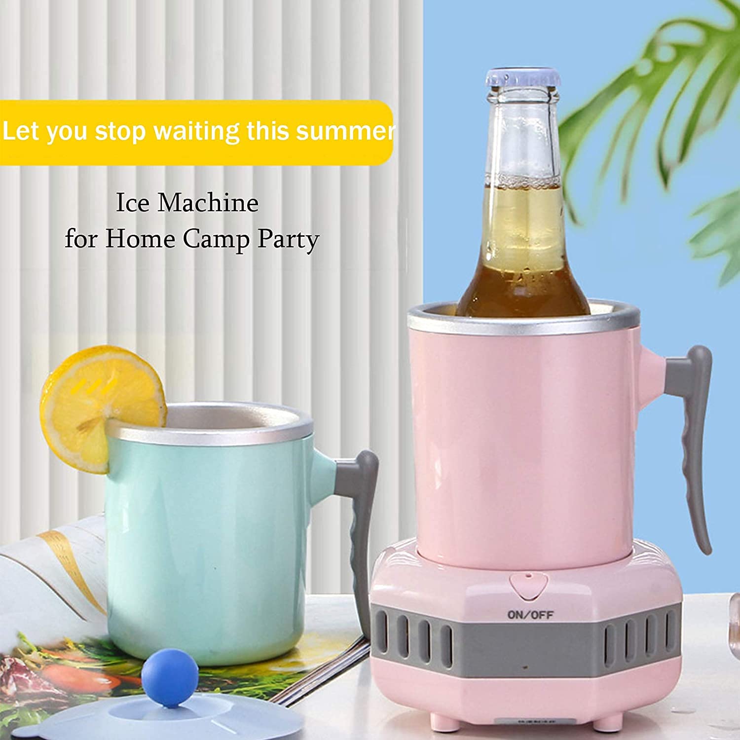 Portable Countertop Ice Maker Machine - Fast 9-Minute Ice Making, 26lbs/Day, Compact Mini Ice Maker for Home, Office, Camping & Parties - Perfect for Beverages, Cocktails & Coolers