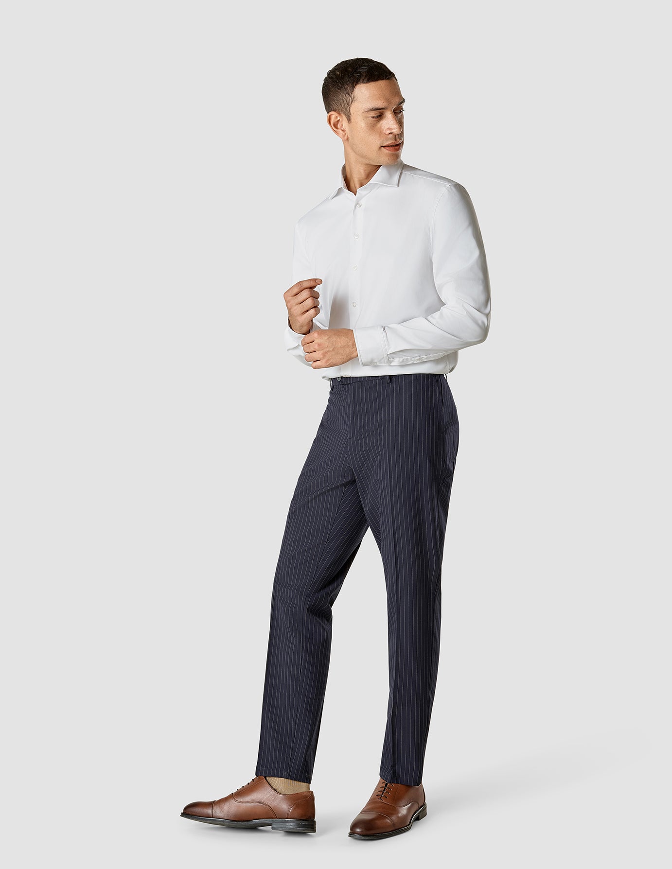 Premium Slim Fit White Dress Shirt for Men - Formal Office Wear & Business Attire - Perfect for Weddings, Interviews and Professional Occasions