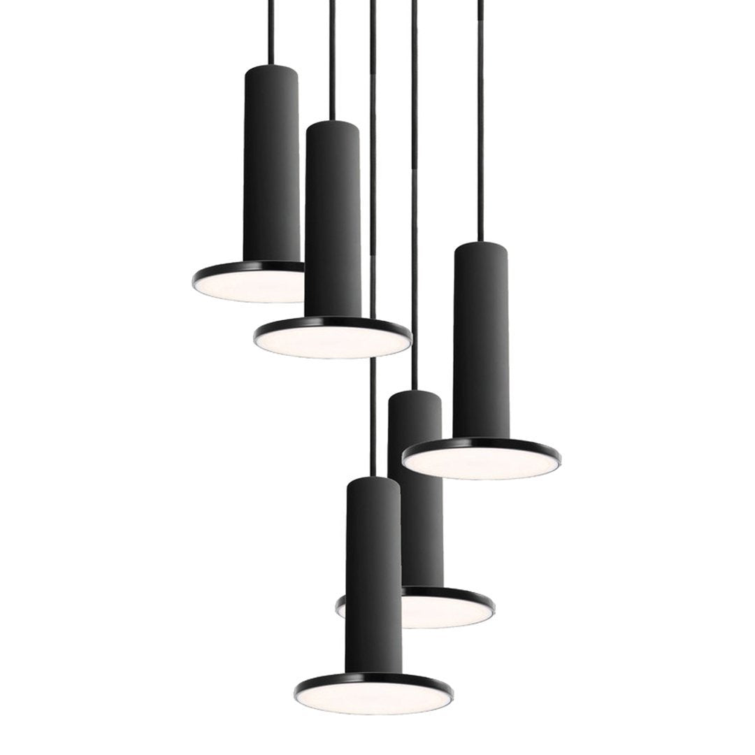 Elegant Cielo 5-Light Chandelier - Modern Crystal Ceiling Light Fixture for Dining Room, Bedroom & Living Room Decor