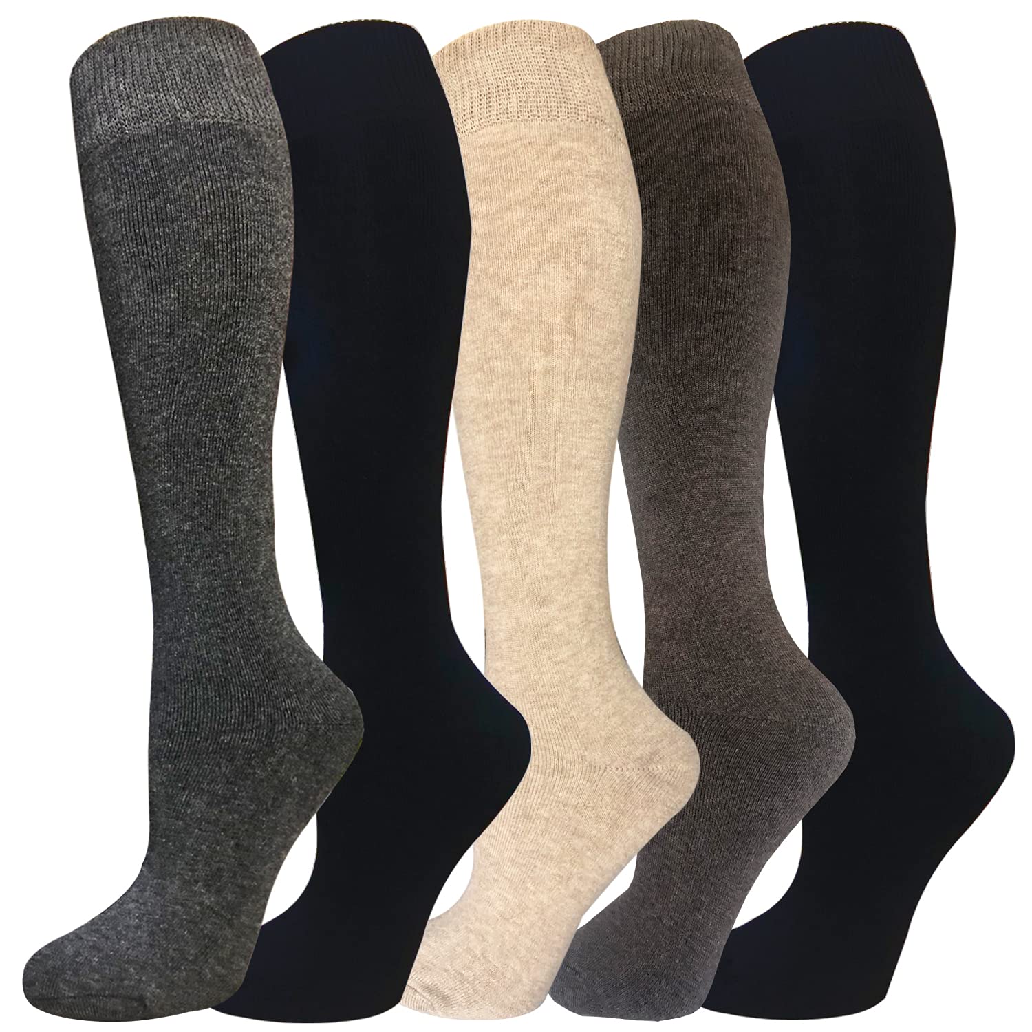 Women's Thermal Knee High Socks - Soft Cotton Winter Socks for Hiking, Work & Cold Weather | Perfect for Outdoor Activities, Office Wear & Cozy Gifts