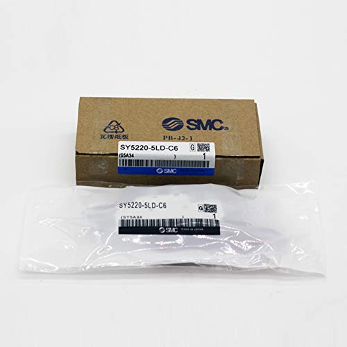 SMC SY7320-4LZD-02 5 Port Rubber Seal Solenoid Valve 220VAC - Industrial Automation, Pneumatic Control Systems, Water Treatment & HVAC Applications
