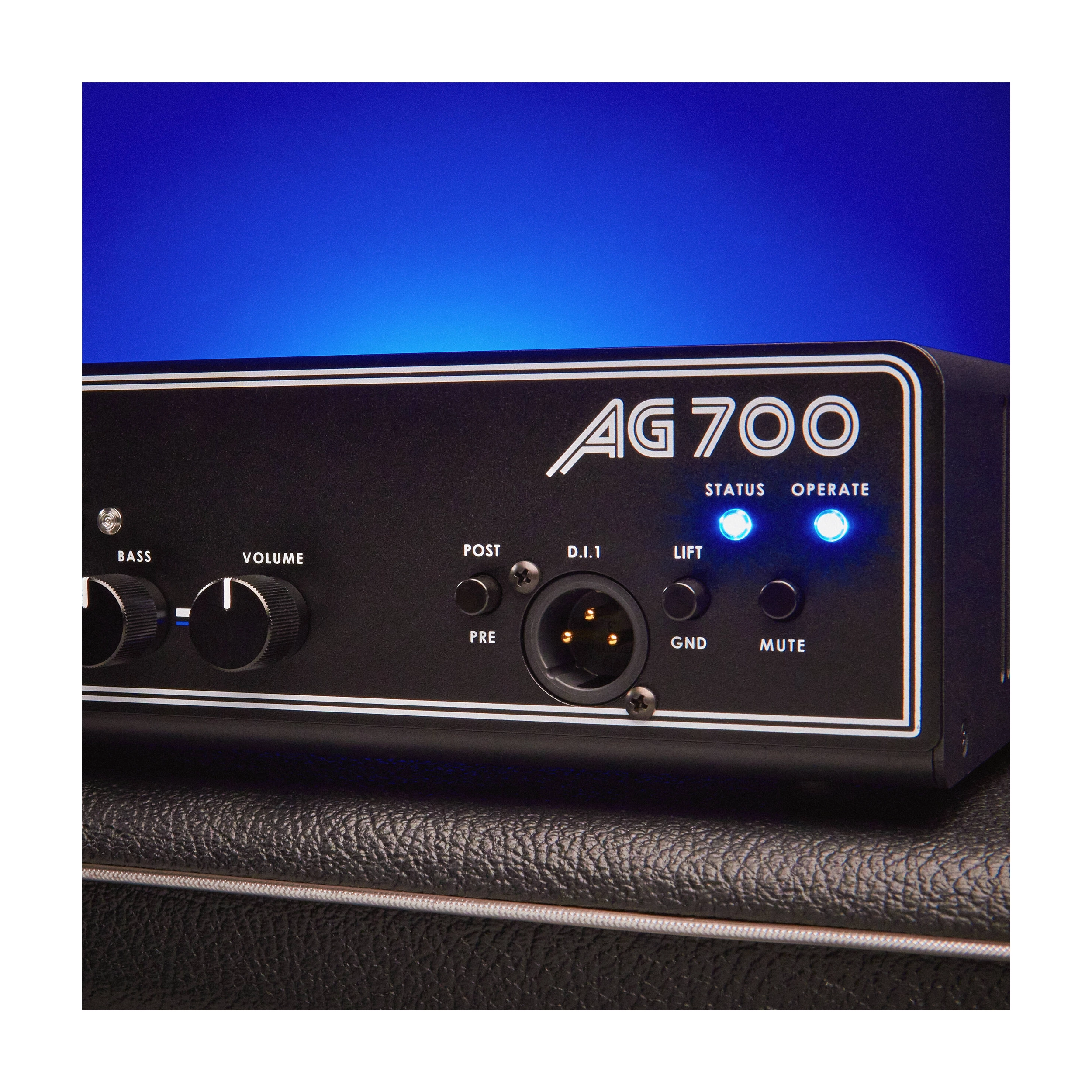 Aguilar AG700V2 Gen 2 700W Bass Amp Head - Professional Bass Guitar Amplifier for Live Performances & Studio Recording