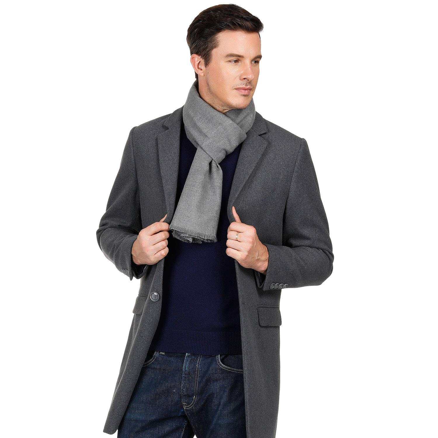 Men's Long Warm Winter Scarf - Soft & Stylish Fashion Scarves for Men & Boys - Perfect Christmas Gift for Cold Weather, Outdoor Activities & Holiday Gifting