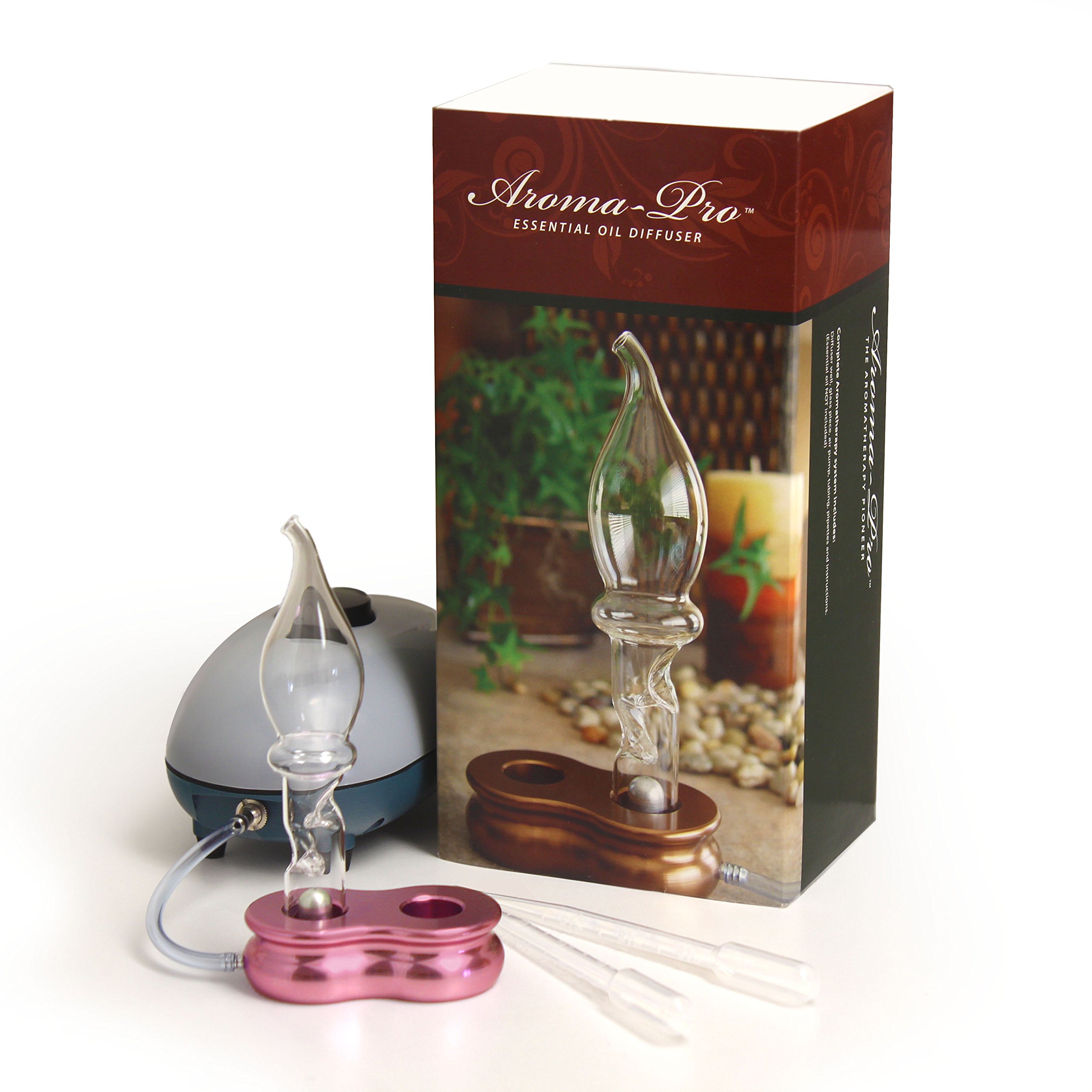 Premium Aroma-Pro Essential Oil Diffuser - 110V Ultrasonic Nebulizing Diffuser for Whole Home, Office & Spa | Made in USA | Lavender & Other Essential Oils | Perfect for Aromatherapy, Relaxation & Air Freshening