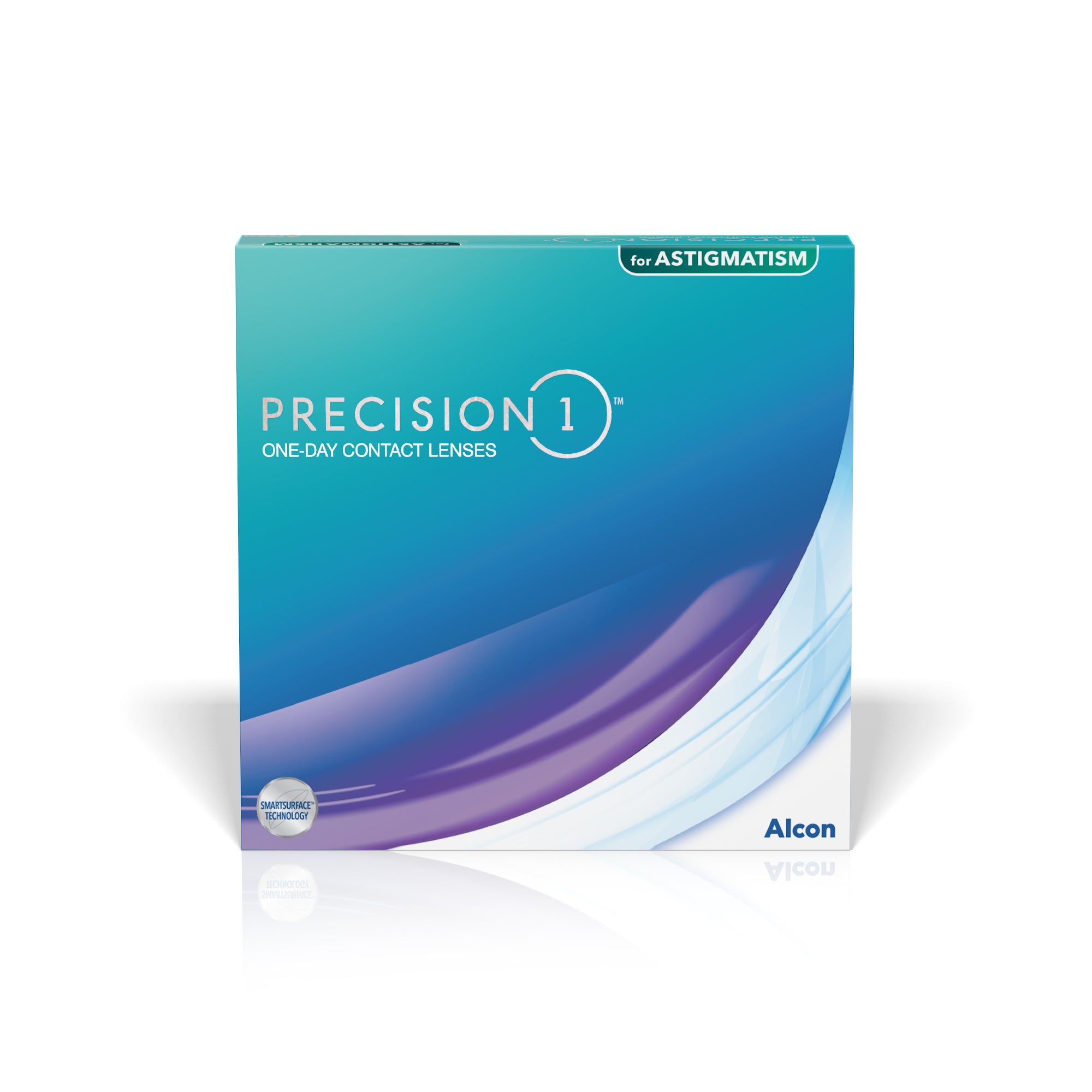 Precision 1 for Astigmatism Contact Lenses - 90 Pack (3 Month Supply) | Daily Disposable Soft Lenses for Clear Vision | Perfect for Active Lifestyles & Sports