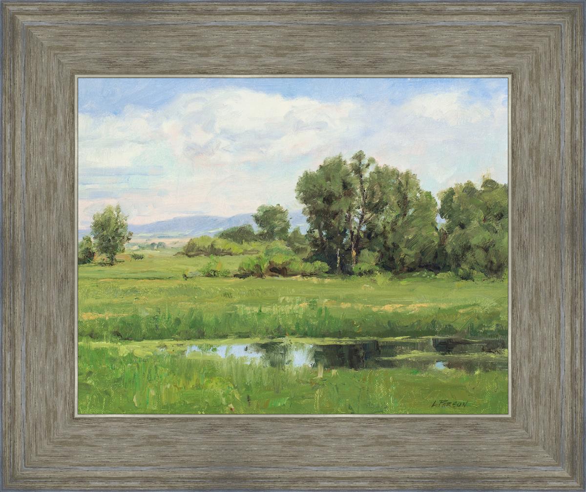 Poplar Springs By Leon Parson - Premium Landscape Art Print for Home & Office Decor | Nature Scenery Wall Art for Living Room, Bedroom or Office