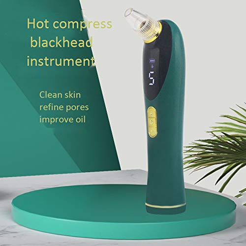 Qutsvosh Blackhead Remover Vacuum - Deep Pore Cleanser for Acne & Pimple Removal - Facial Spa Skin Care Beauty Tool (Green) - Perfect for At-Home Skincare Routine & Spa Treatments