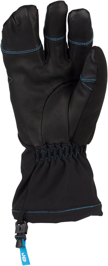 45NRTH 2024 Sturmfist 4 Lobster Style Winter Gloves - Black, Medium Size | Waterproof & Windproof for Snowboarding, Skiing & Cold Weather Activities