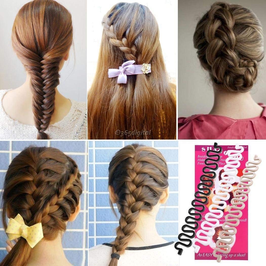 Ritzkart 1-Piece Black Hair Braider Roller for Fishbone & French Braids - Perfect for Styling, Parties & Everyday Hairstyles