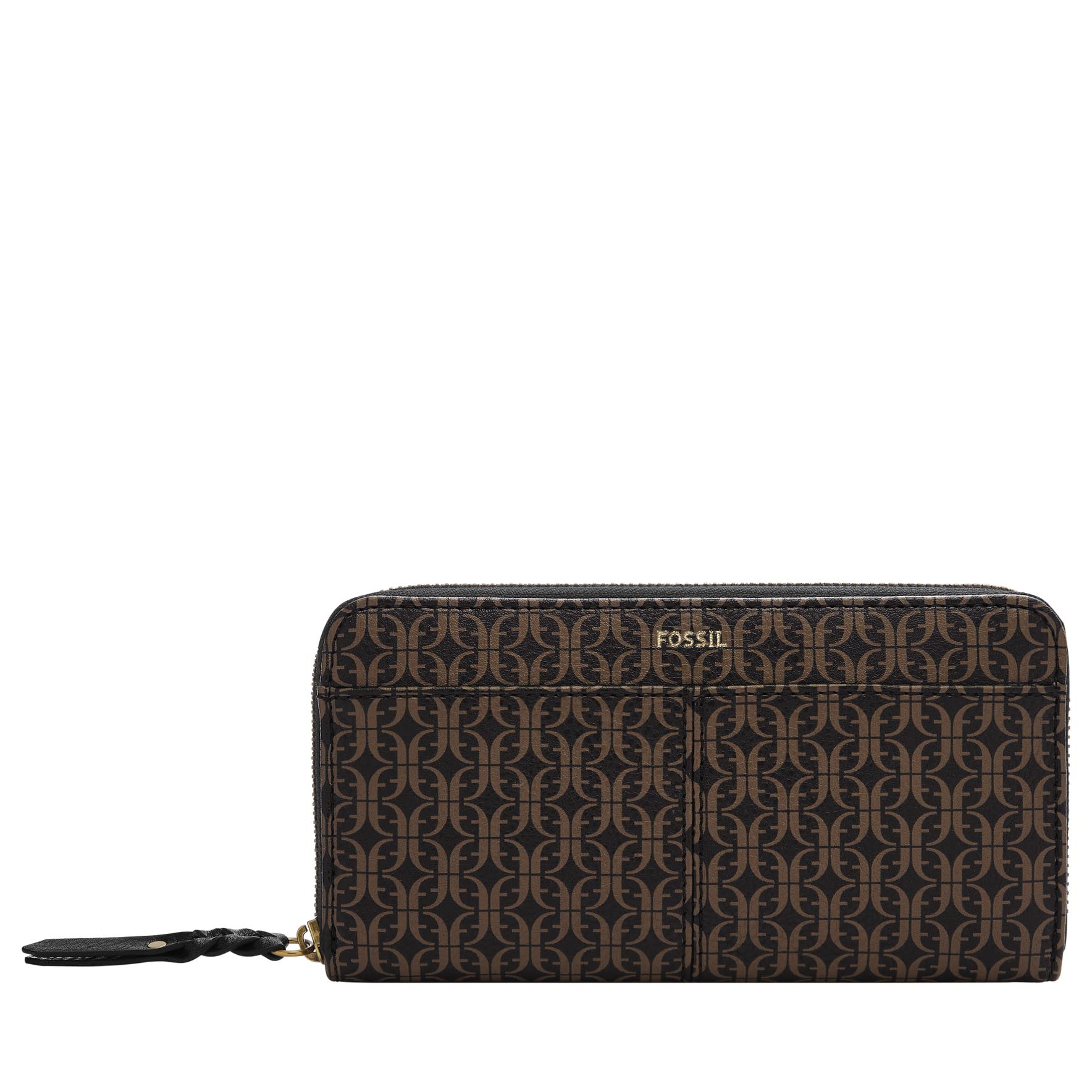 Fossil Women's Tara Genuine Leather Zip-Around Clutch Wallet - Stylish Crossbody Purse for Everyday Use, Travel & Special Occasions