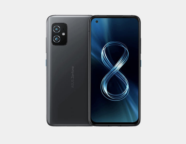 ASUS ZenFone 8 ZS590KS 5G Smartphone - 256GB Storage, 8GB RAM, GSM Unlocked (Black) - Compact Flagship Phone for Gaming, Photography & Business Use