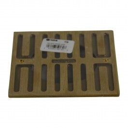 913B 5 Square Inch Brass Grate - Heavy Duty NDS Drain Cover for Patio, Yard & Landscape Drainage Systems | Durable Outdoor Metal Grating for Water Runoff & Storm Management