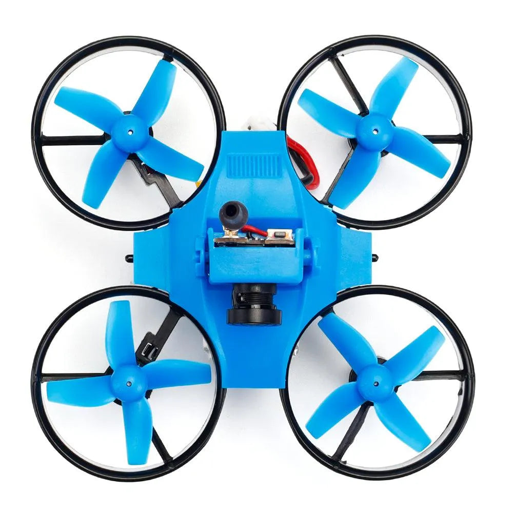 Makerfire Armor Blue Bee FPV Drone Kit - 65mm Mini Racing Drone with Altitude Hold, Headless Mode & One Key Return - Perfect for Indoor FPV Racing, Aerial Photography and RC Quadcopter Training