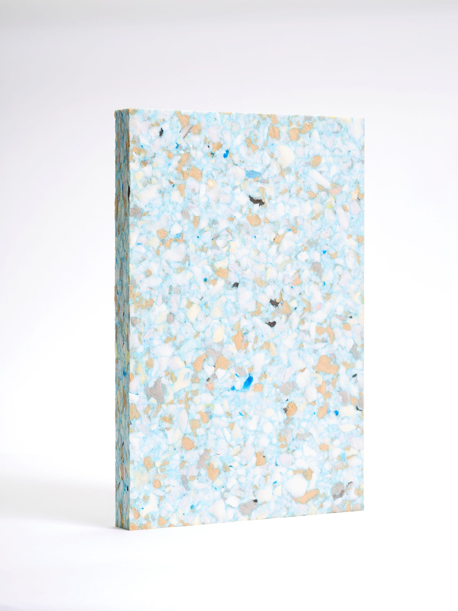 Premium Chipped Foam Half Yoga Block for Support & Alignment - Ideal for Yoga, Pilates, and Physical Therapy Exercises