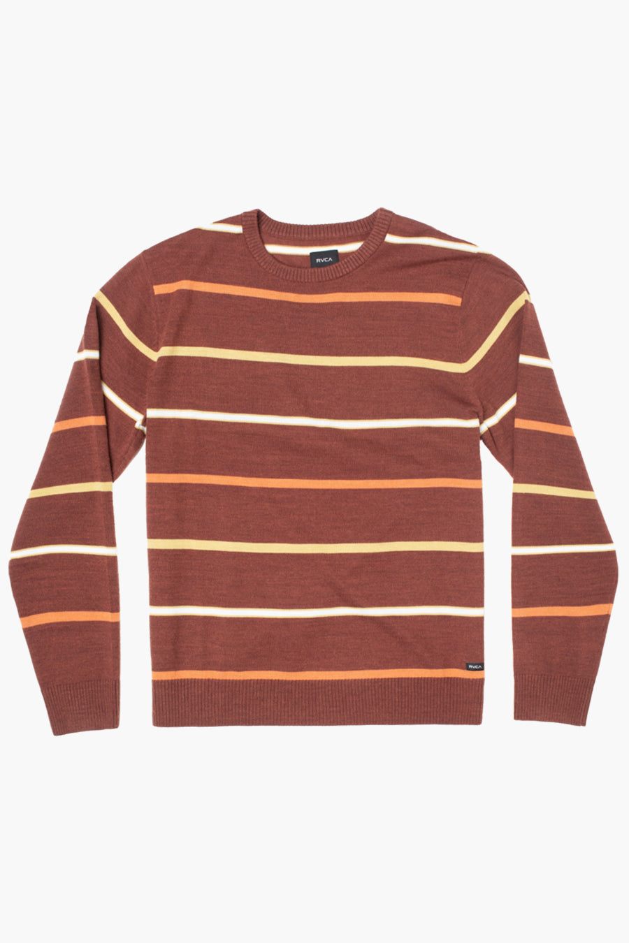 RVCA Boys' Alex Red Earth Sweater - Soft & Comfortable Knit Pullover for Kids - Perfect for School, Playdates & Outdoor Adventures