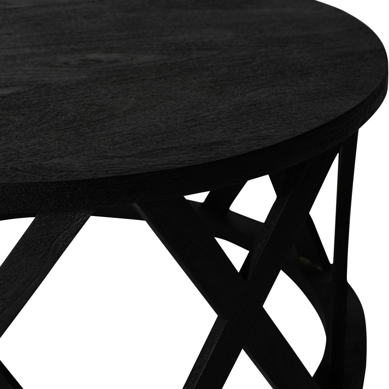 Solid Black Wood Coffee Table - Modern & Stylish Living Room Furniture for Home Decor | Perfect for Living Rooms, Offices & Apartments