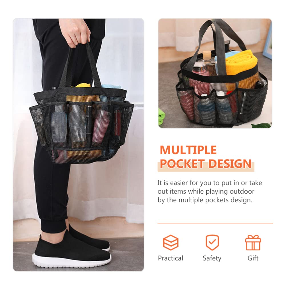 DOITOOL Large Mesh Beach Tote Bag for Women - Waterproof Travel Handbag, Shell Collecting & Cosmetic Organizer - Perfect for Beach Trips, Poolside, Vacation & Gym Essentials Storage
