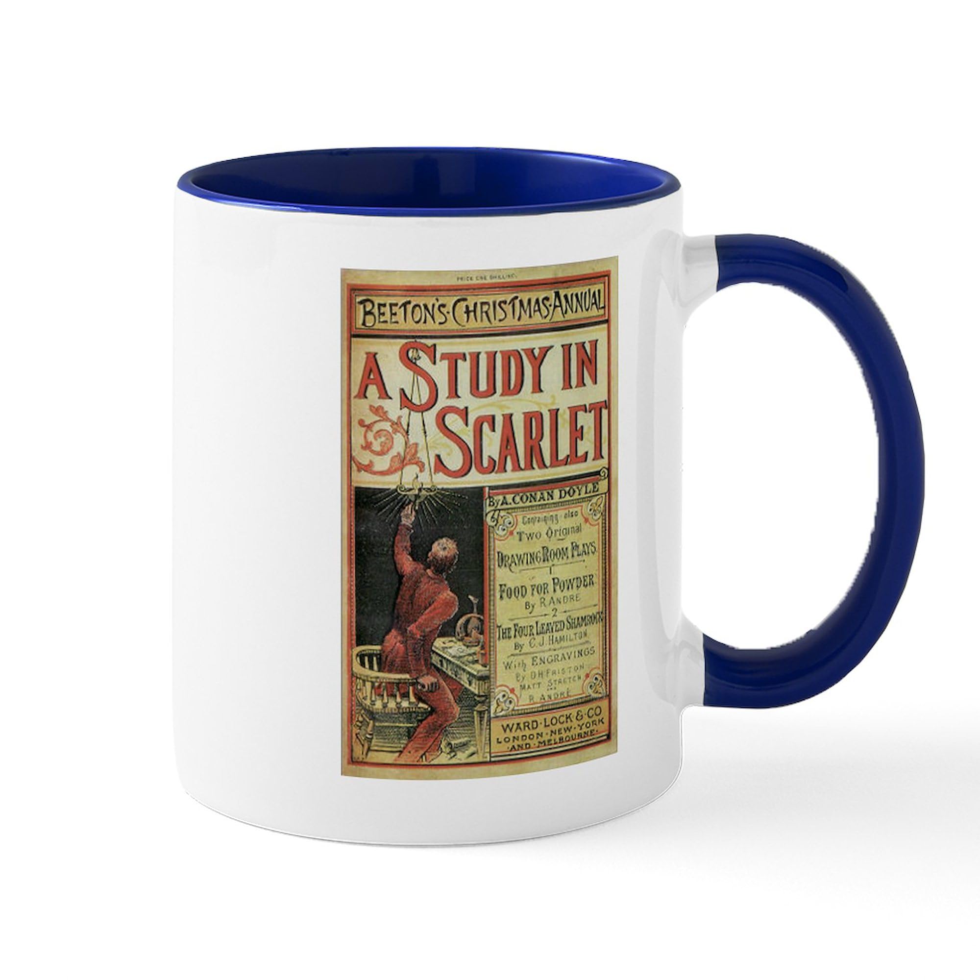Sherlock Holmes 11 oz (325 ml) Ceramic Coffee Mug - Perfect for Tea, Hot Chocolate & Office Use - Gift for Book Lovers & Mystery Fans