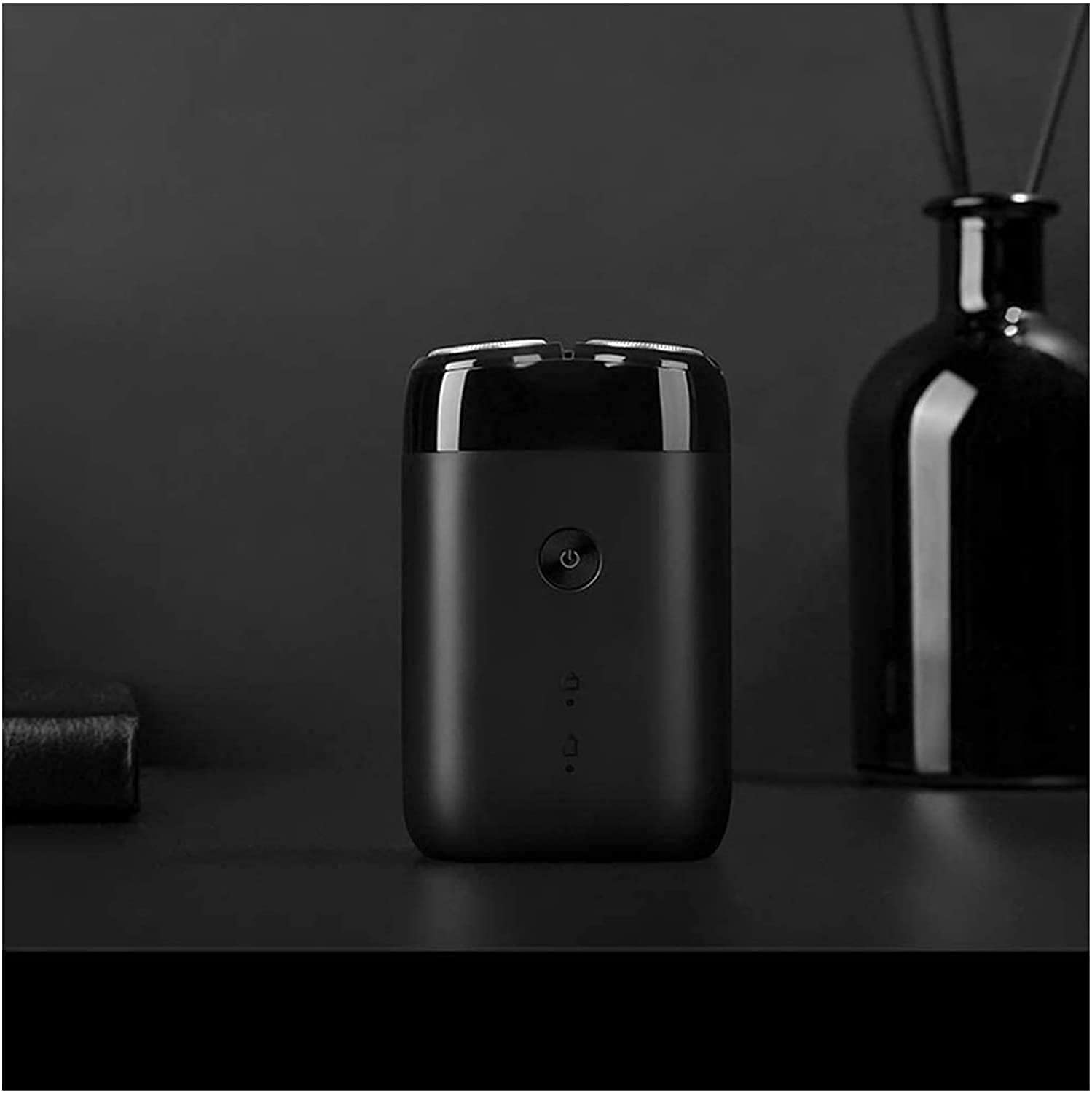 Men's Electric Shaver for Travel - Waterproof IPX7, USB Rechargeable with Floating Dual Blades | Perfect for Business Trips, Gym & On-the-Go Grooming