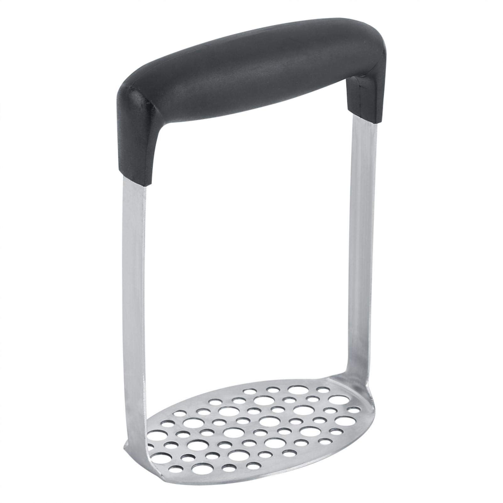 Premium Stainless Steel Potato Masher - Heavy Duty Food Grade Kitchen Tool for Mashing Potatoes, Vegetables & Fruits | Non-Stick & Easy to Clean | Perfect for Home Cooking, Baking & Meal Prep