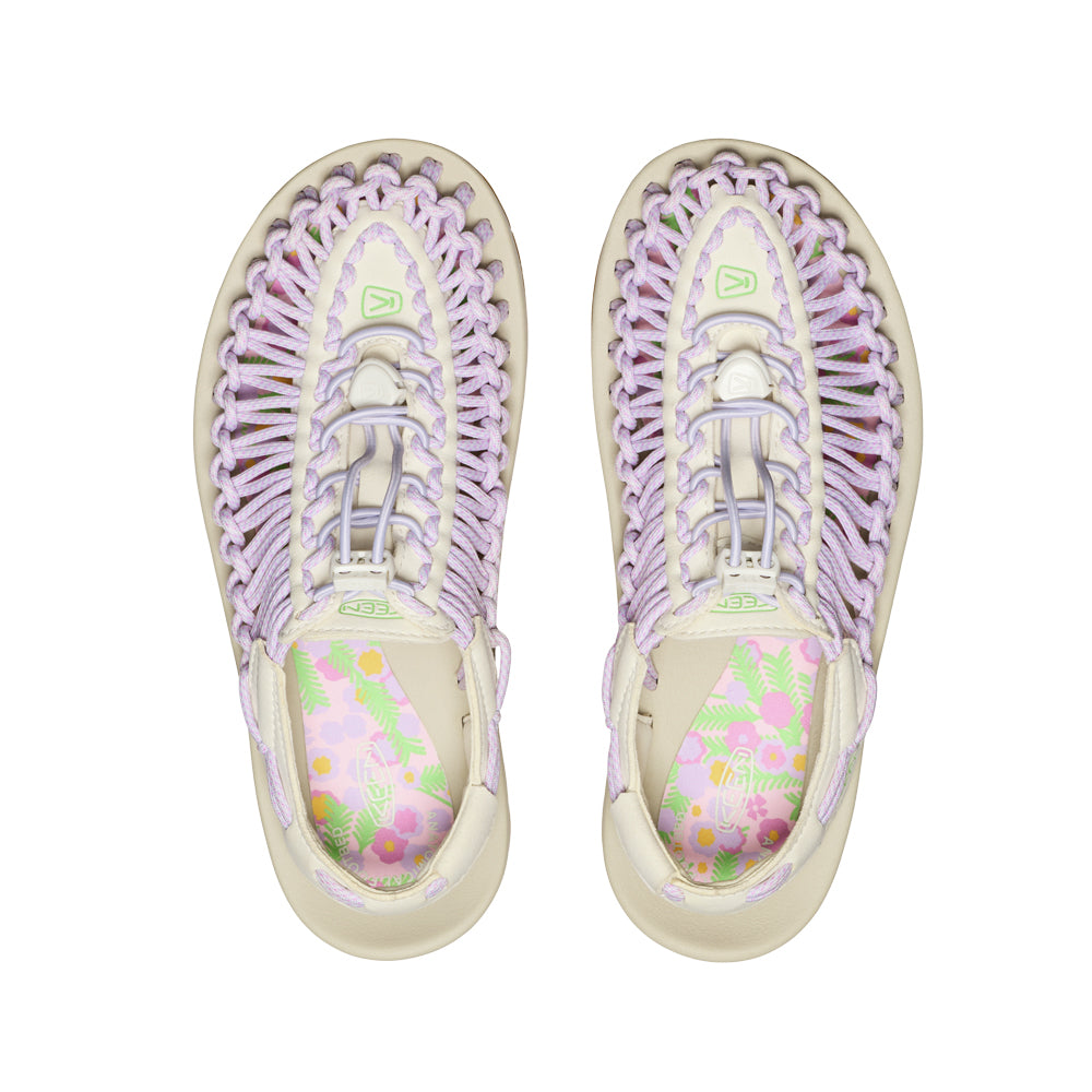 Uneek Women's Sandals - Comfortable & Stylish Birch/Thistle Color - Perfect for Beach, Travel & Everyday Wear