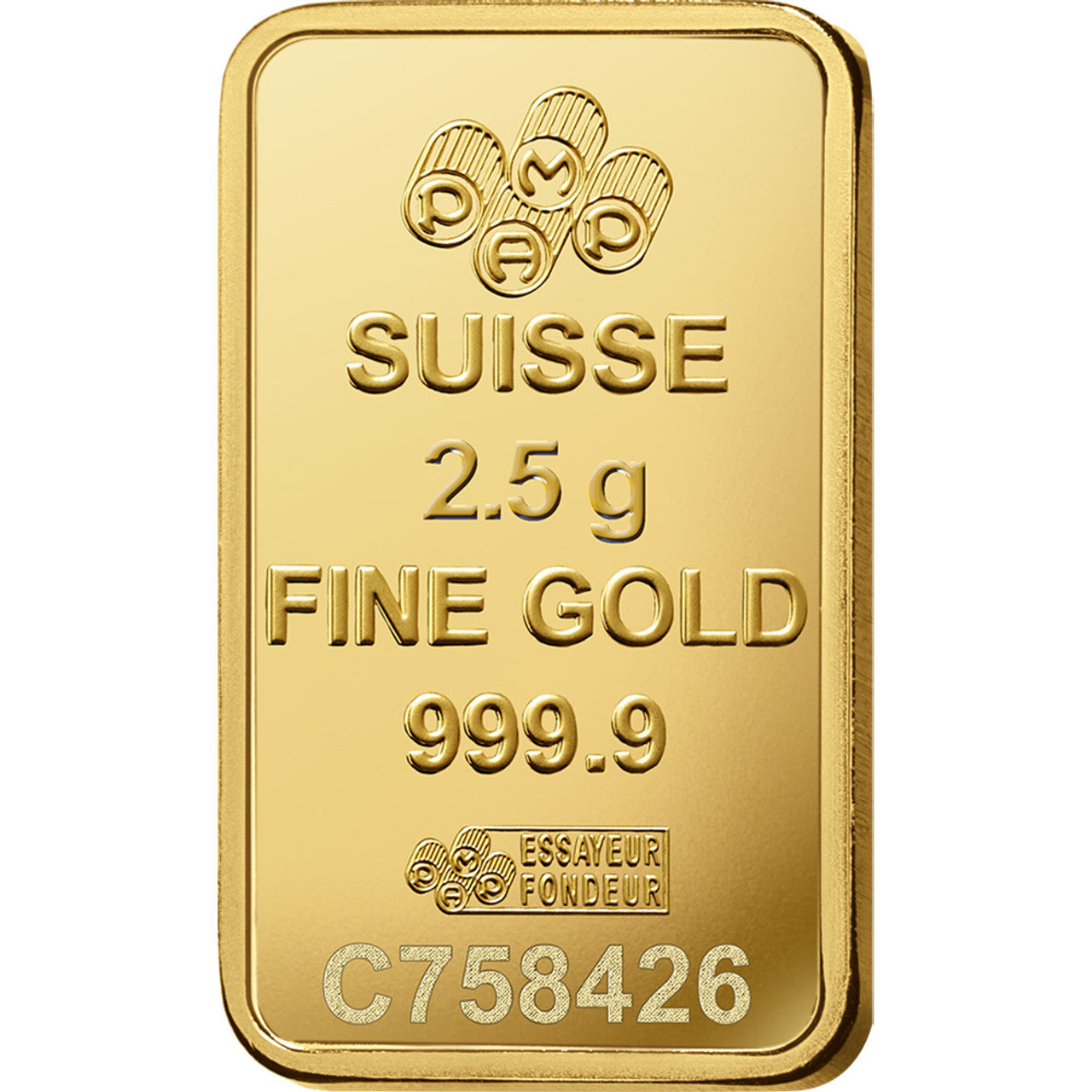 2.5 Gram Pamp Suisse Gold Coin with Polished Bezel - Premium Investment & Luxury Gift for Collectors (Perfect for Bullion Investors, Retirement Portfolios & Special Occasions)