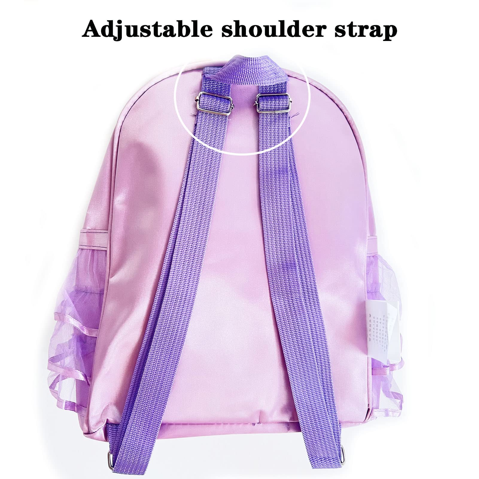 **Yitengteng Princess Ballerina Backpack for Toddler Girls - Cute Nylon Dance Bag for Ballet Class, School & Travel - Perfect Gift for Little Dancers**