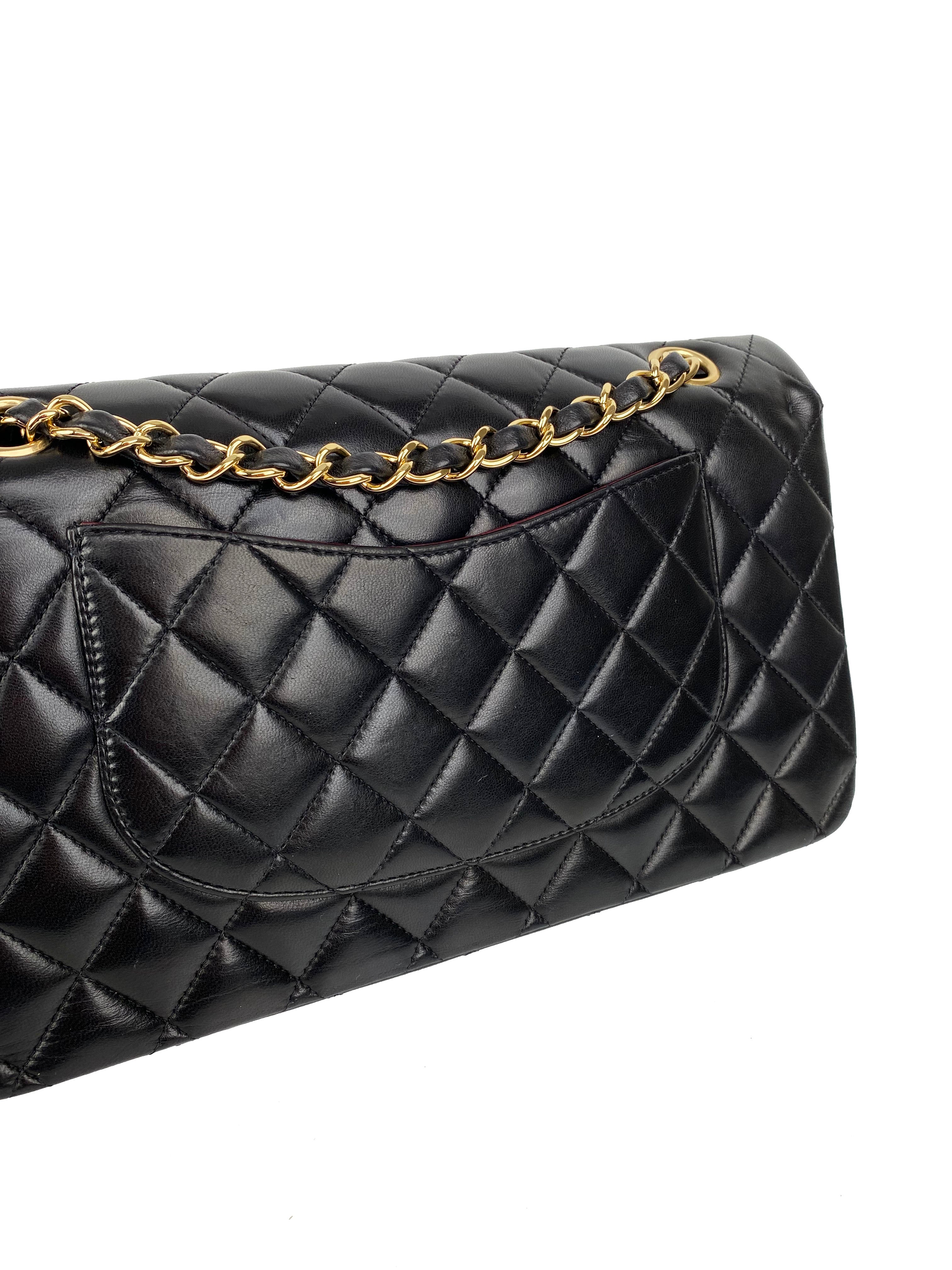 Chanel Black Medium Quilted Classic Flap Bag - Luxury Designer Handbag for Women | Perfect for Evening Events, Date Nights & Special Occasions