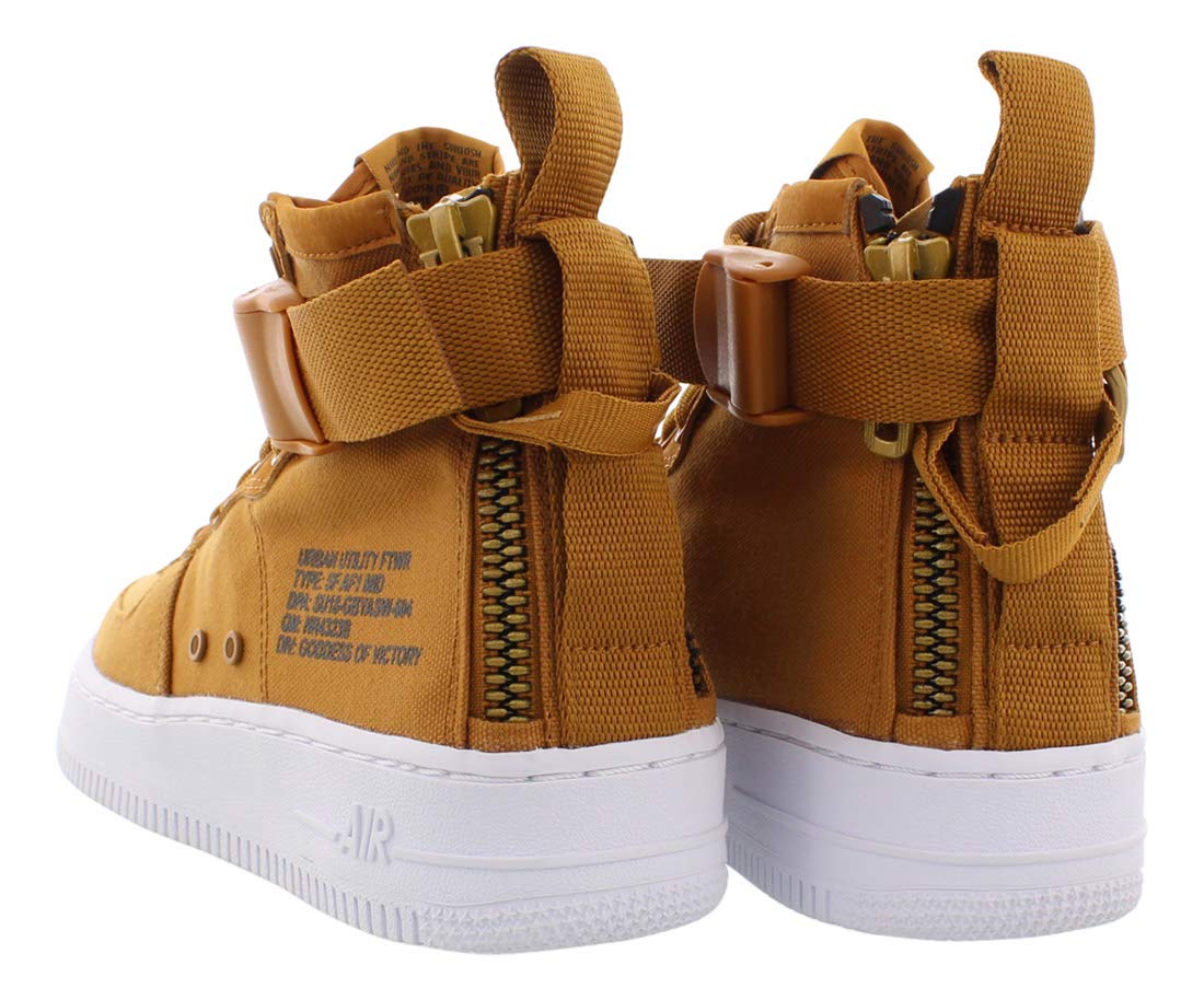 Nike SF Air Force 1 Mid Kids Basketball Shoes - High Top Sneakers for Boys & Girls - Durable Cushioned Support for School, Sports & Casual Wear