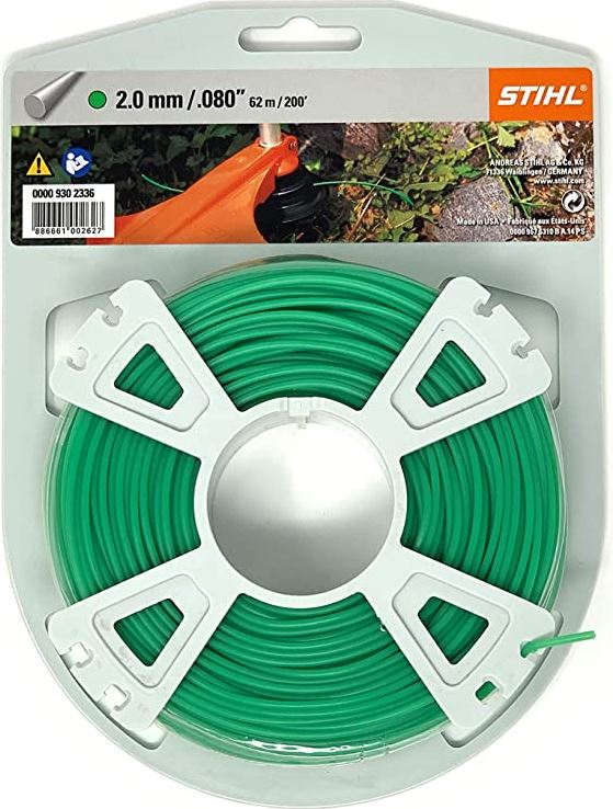 STIHL .080 Professional Trimmer Line - 1/2lb Roll for Lawn Mower & Weed Eater - Perfect for Yard Maintenance & Landscaping