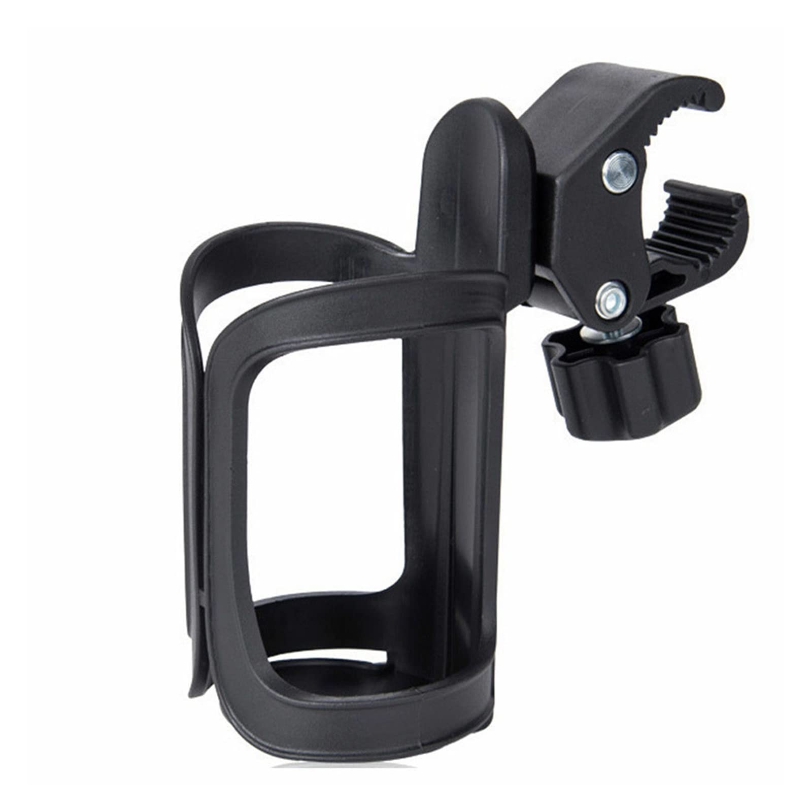 WAHI Universal Bike Water Bottle Holder - Durable Drink Cup Cage Mount for Motorcycle, Bicycle & Baby Stroller | Secure Storage for Water Bottles | Cycling Accessories (Black) - Perfect for Commuting, Outdoor Sports & Family Rides